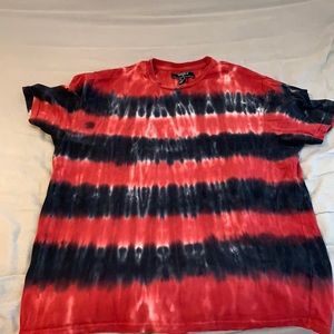 Red & Black Tie-Dye shirt